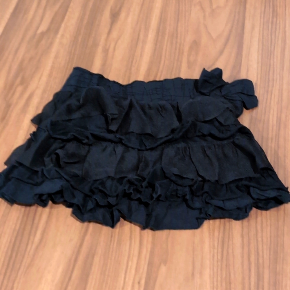 Zara kids layered black skirt 9-10 kids